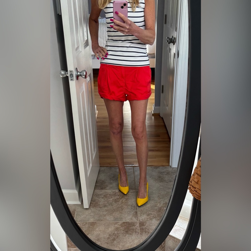 A&F Vibrant red Shorts